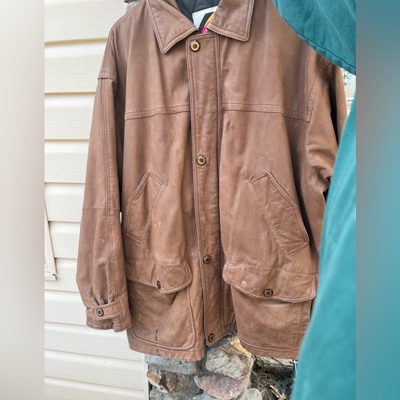 Vintage London Fog Leather Coat - Picture 2 of 12